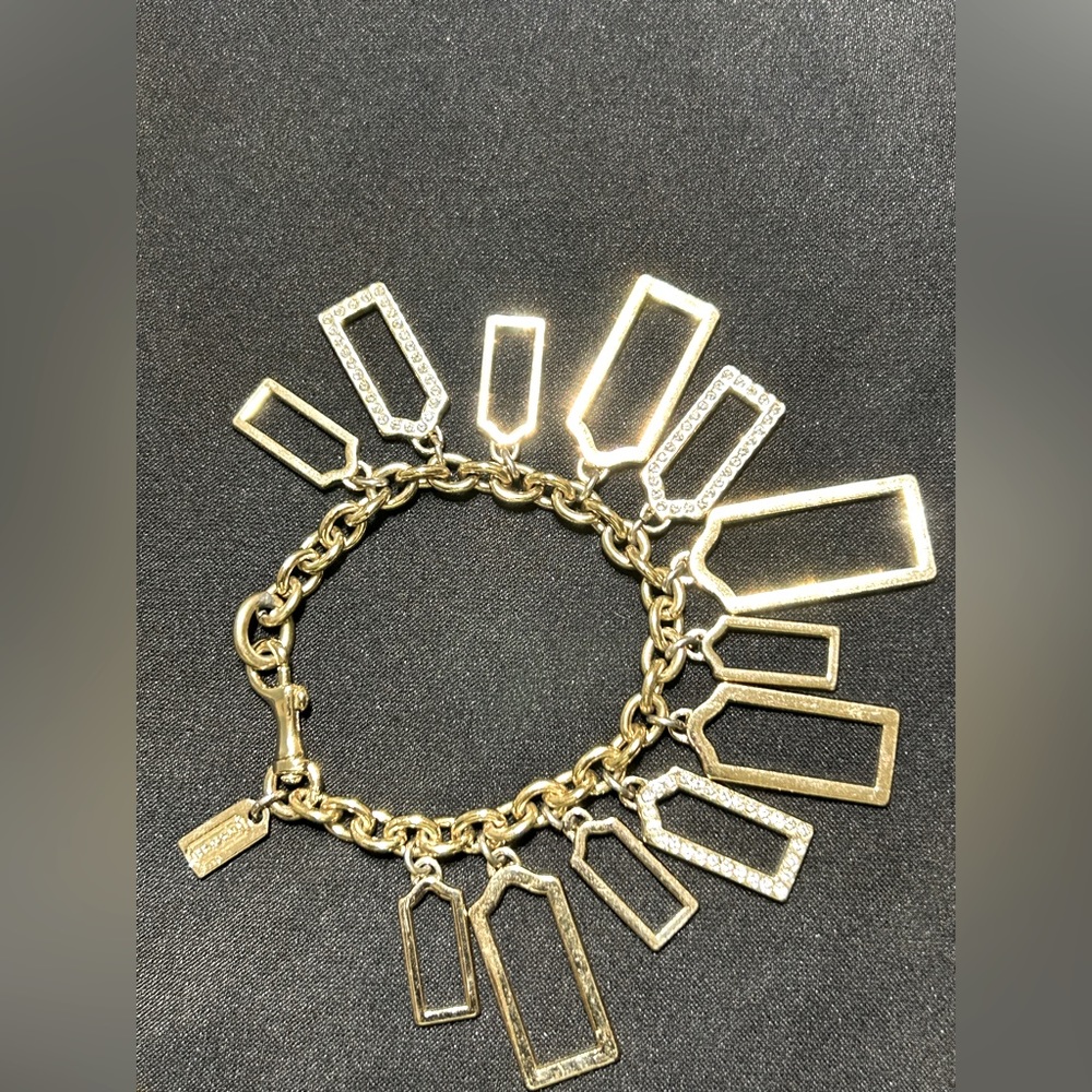 Coach charm bracelet